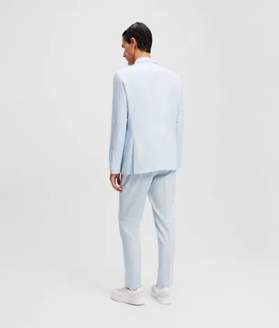 Karl Lagerfeld Single-breasted Two-piece Suit In White