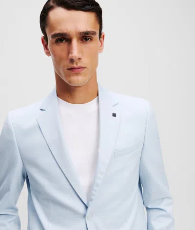 Karl Lagerfeld Single-breasted Two-piece Suit In White