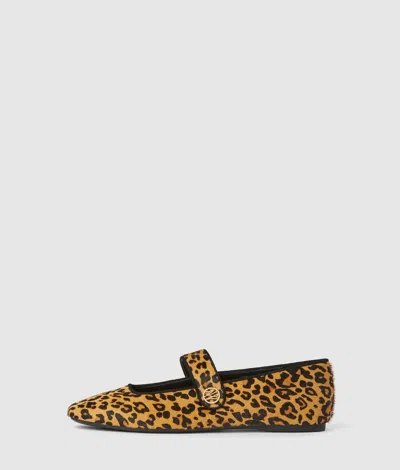 Karl Lagerfeld Leopard-print Ballet Flats In Animal Print