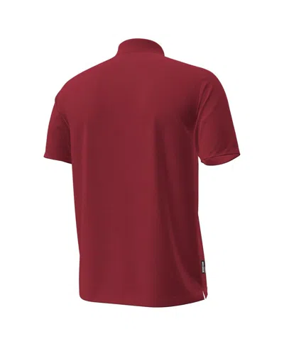 Under Armour Men's Garnet South Carolina Gamecocks Performance Drive Chest Stripe Polo Shirt In Red