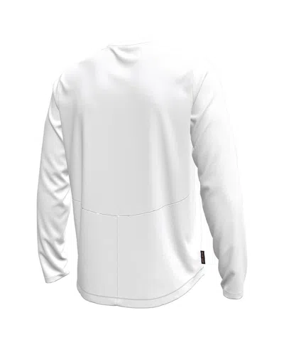 Under Armour Men's White Notre Dame Fighting Irish Sideline Knockout Long-sleeve T-shirt In White