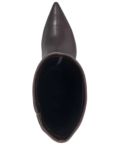 Marc Fisher Ltd Women's Sabrina Tall Pointed Toe Dress Boots In Brown