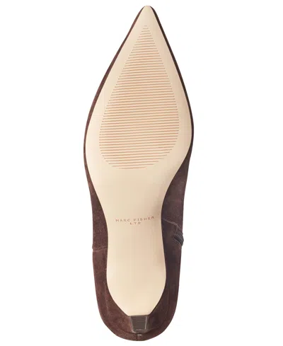 Marc Fisher Ltd Esmee Pointed Toe Knee High Boot In Brown