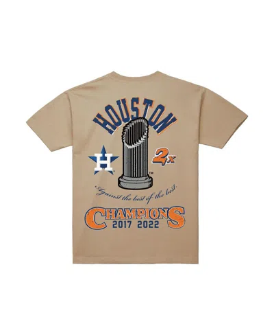 Mitchell & Ness Cream Houston Astros Legacy Defined T-shirt In Neutral