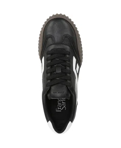 Franco Sarto Women's Flexa Sienna Round Toe Low Profile Sneakers In Black