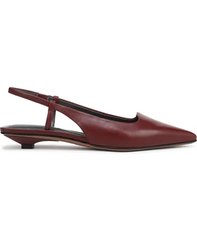 Franco Sarto Women's Palmira Pointed Toe Slingback Pumps In Burgundy