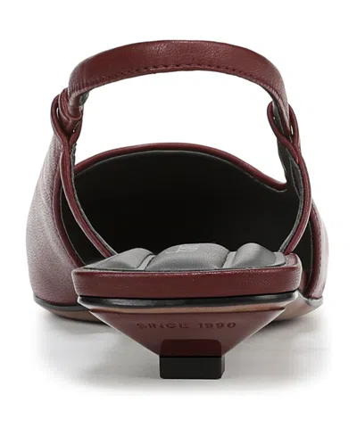 Franco Sarto Women's Palmira Pointed Toe Slingback Pumps In Burgundy