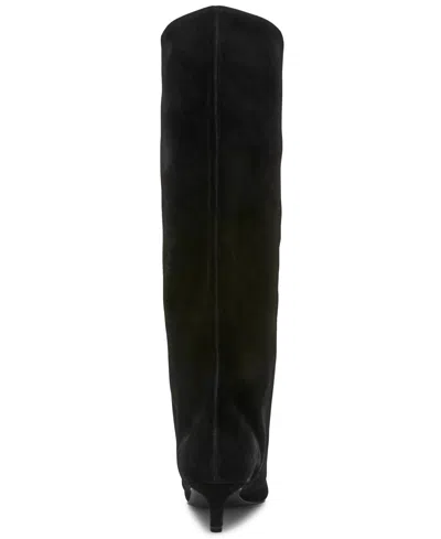 Steve Madden Women's Luca Suede Tall Boots In Black