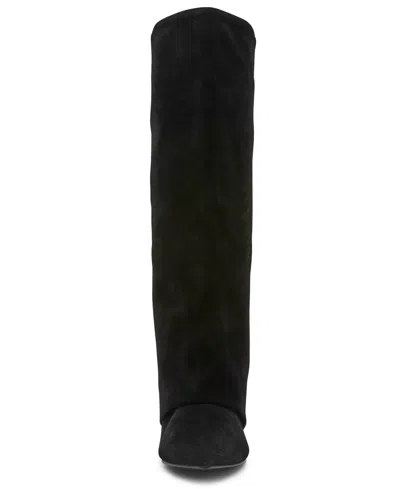 Steve Madden Women's Luca Suede Tall Boots In Black