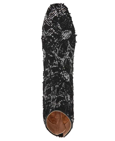 Betsey Johnson Women's Stevie Block Heel Dress Booties In Black