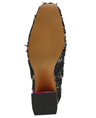 Betsey Johnson Women's Stevie Block Heel Dress Booties In Black