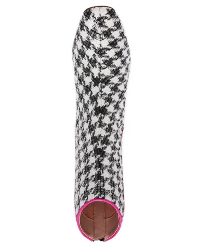 Betsey Johnson Women's Stevie Block Heel Dress Booties In Multi