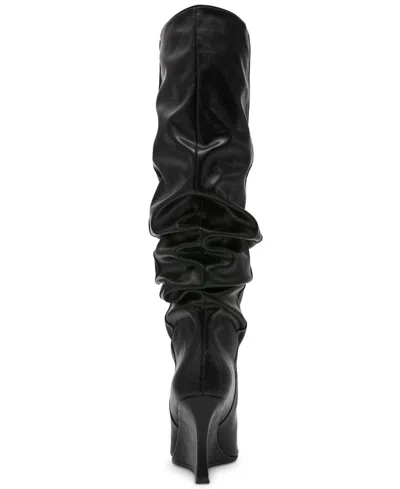 Steve Madden Distortion Knee High Boot In Black