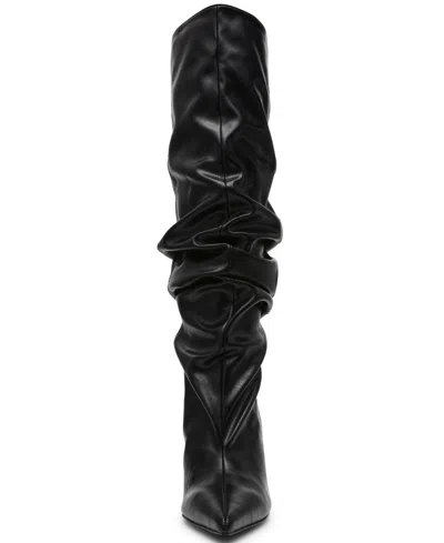 Steve Madden Distortion Knee High Boot In Black