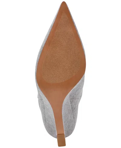 Steve Madden Womens Distortion Knee High Slouch Wedge Boots Regular Wide Calf In Silver