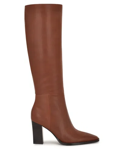 Nine West Zeran Knee High Boot In Brown