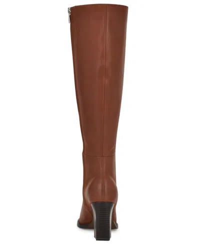 Nine West Zeran Knee High Boot In Brown