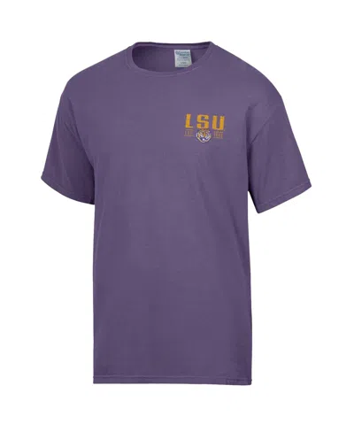 Comfortwash Men's Purple Lsu Tigers Big Name T-shirt In Purple