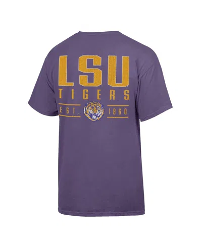 Comfortwash Men's Purple Lsu Tigers Big Name T-shirt In Purple