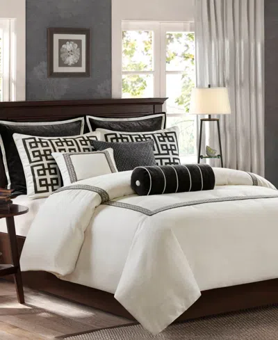 Madison Park Signature Jarvis Embroidery Oversized Duvet Style 8-pc. Comforter Set, Queen In Multi