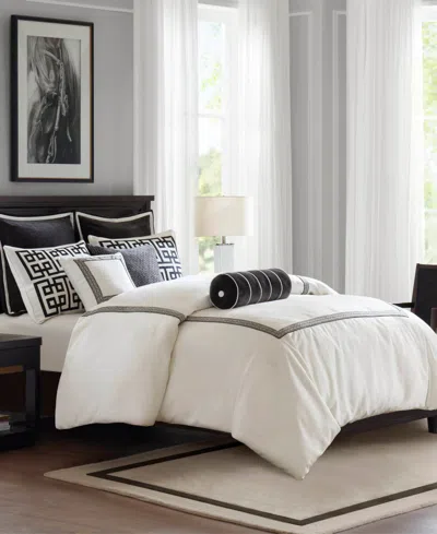 Madison Park Signature Jarvis Embroidery Oversized Duvet Style 8-pc. Comforter Set, Queen In Multi