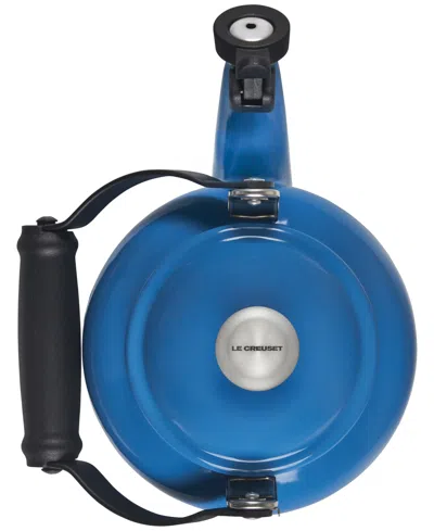 Le Creuset Enamel-on-steel Demi Kettle & Stoneware Mug Set In Blue