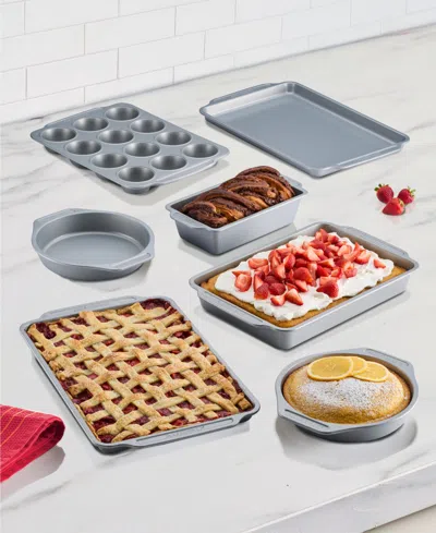 Farberware 7-pc. Non-stick Bakeware Set In Gray