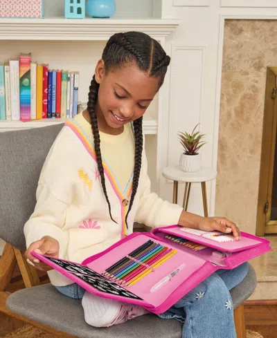 Make It Real Creative Artist Suitcase Art Set In Pink