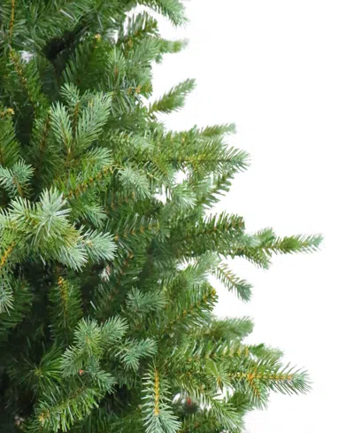 Puleo 9' Pre-lit Linden Fir Artificial Tree With Dual-color Led Lights In Green