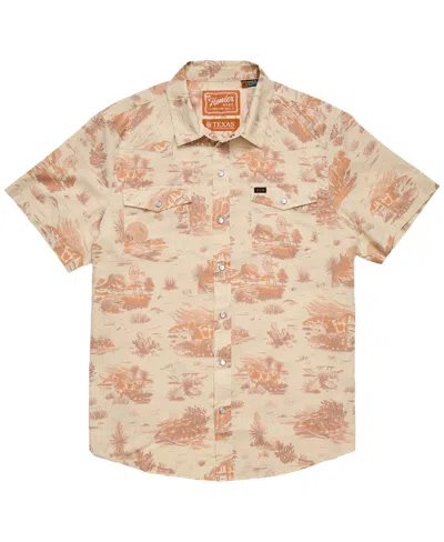 Howler Brothers Men's Tan Texas Longhorns Full-snap Shirt In Brown