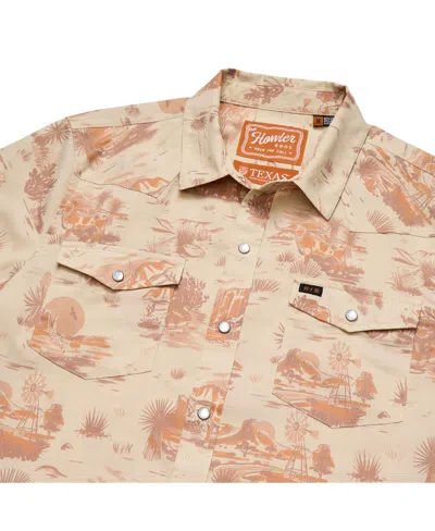 Howler Brothers Men's Tan Texas Longhorns Full-snap Shirt In Brown