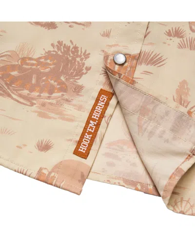 Howler Brothers Men's Tan Texas Longhorns Full-snap Shirt In Brown