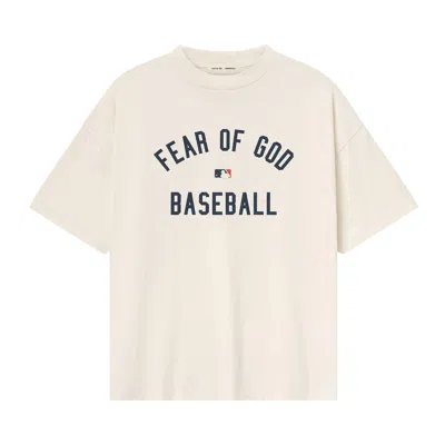 Pre-owned Essentials Fear Of God  Mlb 90s Tee 'cream White' | Men's Size S