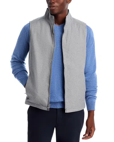 Peter Millar Crown Crafted Cambridge Wool Vest In Gray