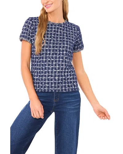 Cece Women's Crewneck Short Sleeve Baby T-shirt In Blue