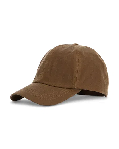 Barbour Waxed Cotton Cap In Brown
