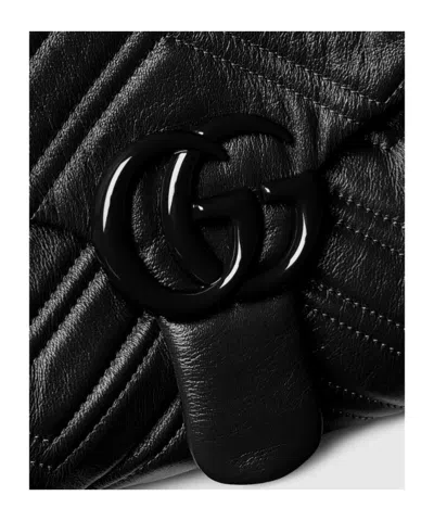 Gucci Gg Marmont Maxi Shoulder Bag In Black