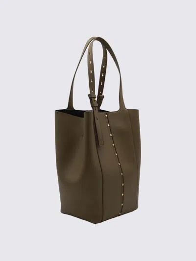Golden Goose Studded Detail Adjustable Strap Tote Bag In Green