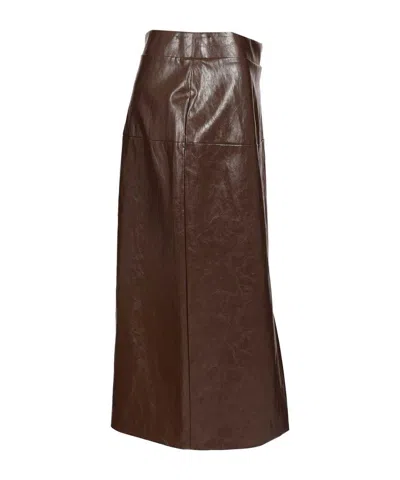 Federica Tosi Longuette Skirt Skirts Brown In Brown