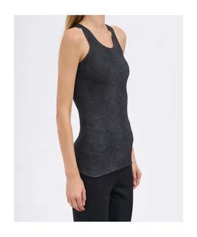 Avant Toi Sleeveless Vest In Black