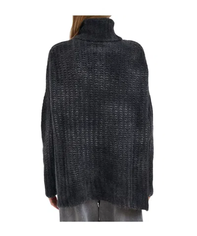 Avant Toi Cashmere High Neck Sweater In Black