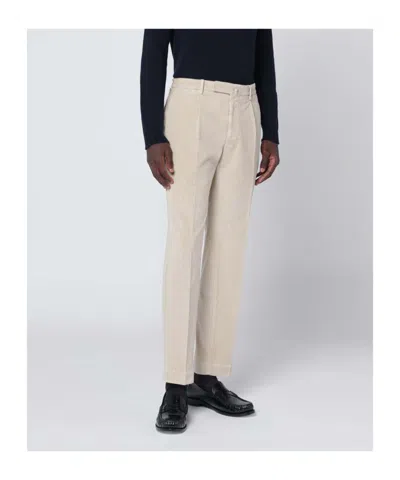Biagio Santaniello Belt Loops Casual Pants In Neutral