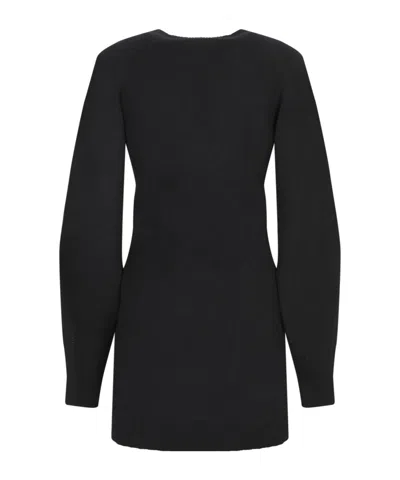 Federica Tosi Long Sleeve Dress In Black