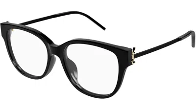 Saint Laurent Rectangular Flat Mirror In Black