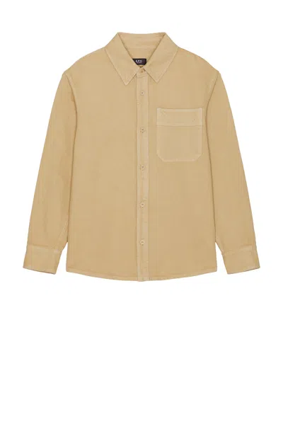 Apc Basile Brodee Poitrine Surchemise In Neutral