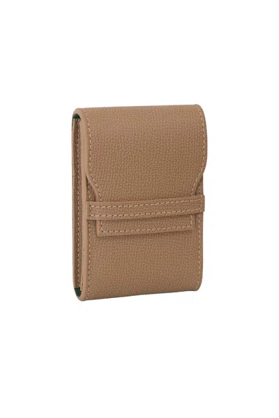 Throwing Doubles The Palmilla Leather Playing Card Set In Neutral