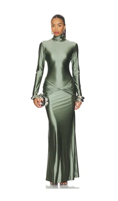 Delfi Anastasia Dress In Green
