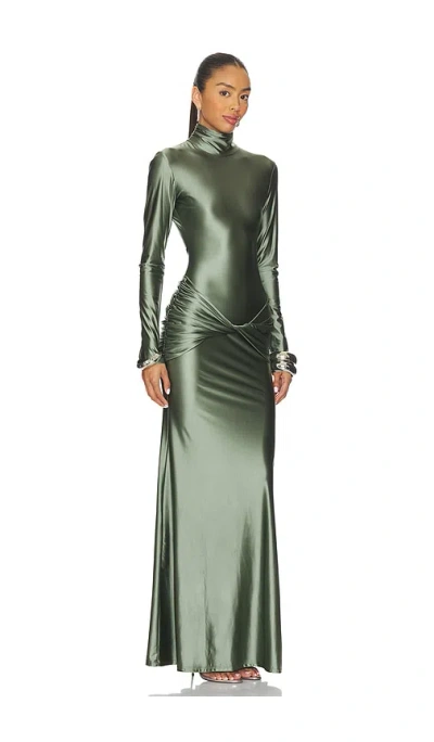 Delfi Anastasia Dress In Green