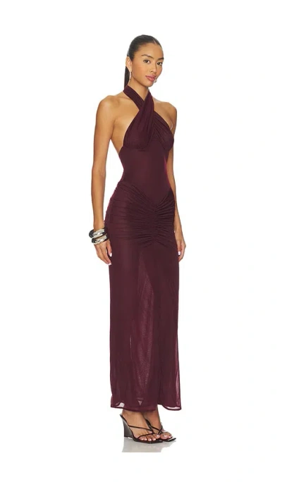 Delfi Genevieve Dress In Brown