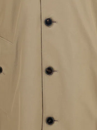 Burberry Men Chevington Reversible Cotton Coat In Brown